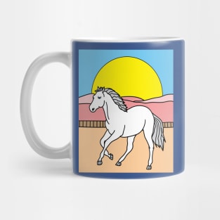 Horses Rider Pony Girl Mug